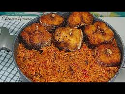 Jollof Rice with Fresh Fish